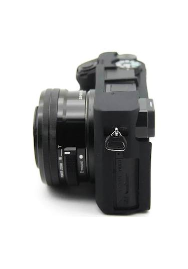 Sanger Silikon Kılıf Sony A6300 Uyumlu Siyah