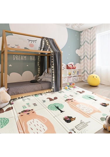 MooieBaby's Lovely Jungle Katlanabilir Oyun Halısı 150 x 180 x 1 CM