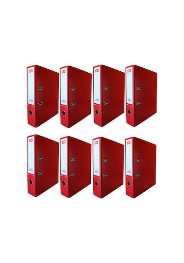 Cassa Plastik Geniş Klasör Kırmızı Renk 7280 5 Adet