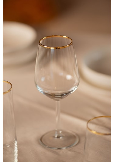 Rakle Avantgarde Gold 6'lı Kadeh Seti 490 Cc