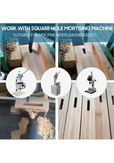 Hallow Kare Delik Matkap Ucu Ağaç İşleme Delik Testere 6 Adet