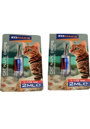 Zonaks Kedi Ense Dış Damla 2 Ml X 2 Adet