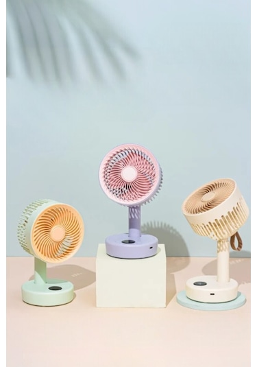 Fressi Jaf17 Taşınabilir Masaüstü Yeşil Usb Fan