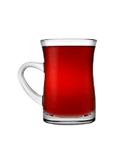 Paşabahçe 55613 Mila Kulplu Çay Bardağı 145Cc - 12 Adet