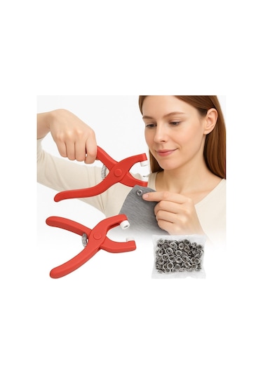 Buffer Plastik Çıt Çıt Pensi Kıyafet, Bebek Önlüğü, Gömlek Ve Tekstil Ürünleri İçin Çıtçıt Takma Aleti