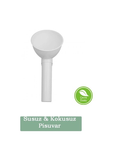 Tasarım Ödüllü Kıone Susuz Pisuvar - Kir Ve Su Lekesi Tutmaz Tritan Malzeme - %100 Çevre Dostu Beyaz