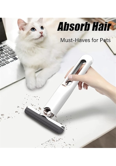 Yaozixa Eko Pamuk Uçlu El Tutan Mini Mop Seti - Kolay Dehidrasyonlu, 2 Değiştirme Başı İle - Temizlik Araçları