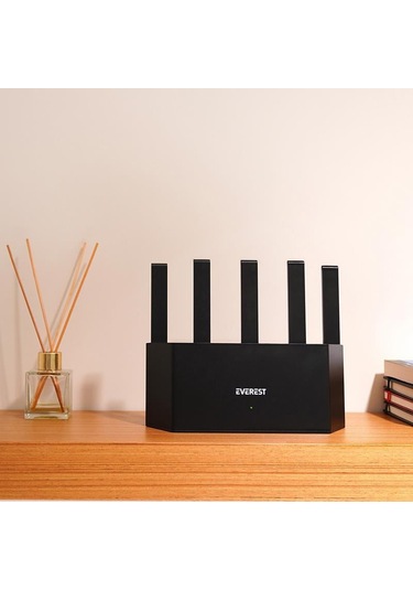 Everest Ewr-x3000mbps-v1 X3000mbps Dualband 5 6dbi 1 Wan Port + 3 Lan Port Wi-fi 6 Wisp+ap+repeater Destekli Kablosuz Wifi Router