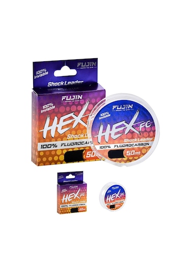 Fujin Hex Fc Leader 50mt Misina 0,14 Mm