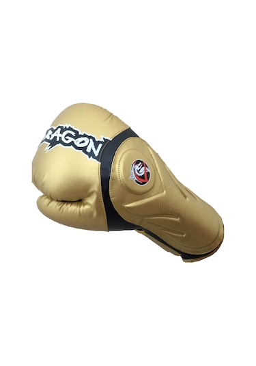 Dragondo Gold Tepito Boks Eldiveni 10 Oz Ve 3.5 Metre Boks Bandajı Set Boks Seti Altın