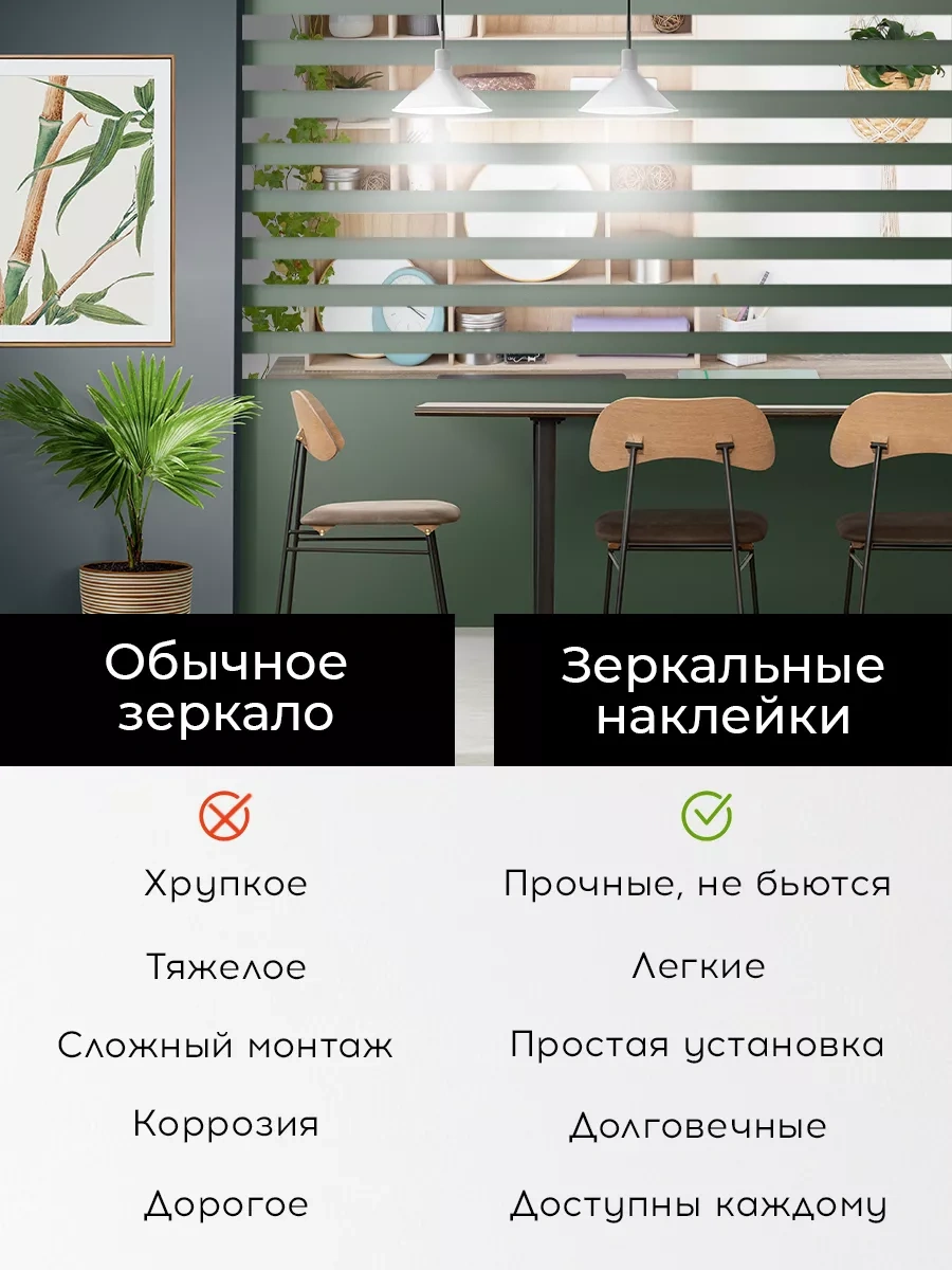 Conflate Ayna Çıkartmaları Şeritleri 5x50 Cm 20 Adet Gümüş 198417081 Gri