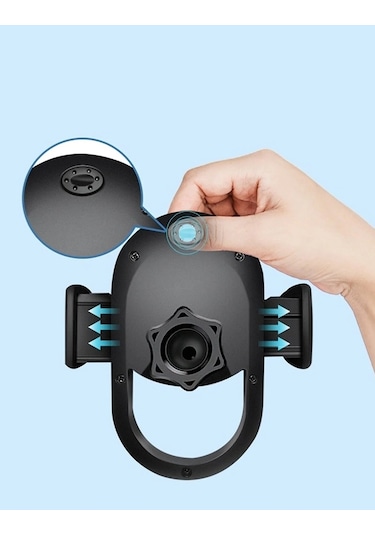Araç Içi Otomatik Elite Versiyon Telefon Tutucu Cam Ve Torpido