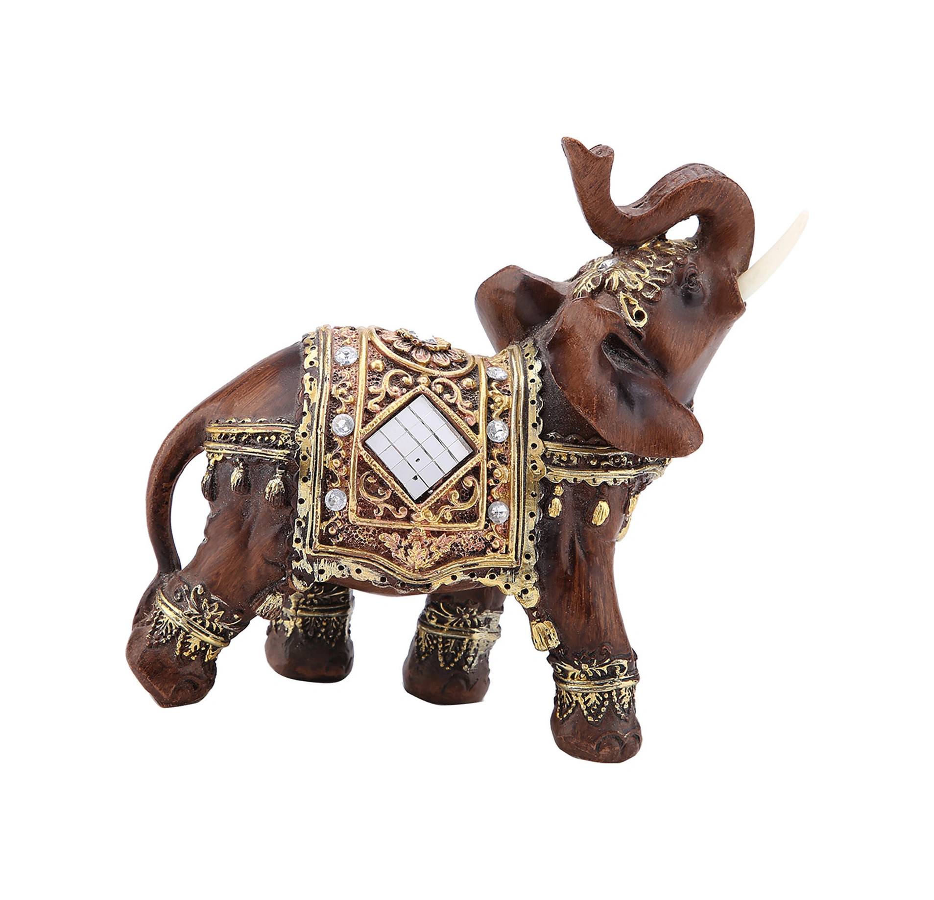 Konesam Feng Shui Reçine Fantezi Fil Heykeli - Orta Boy, Ev/ofis Dekorasyonu, Şans Ve Zenginlik Simgesi, Hediye Özel
