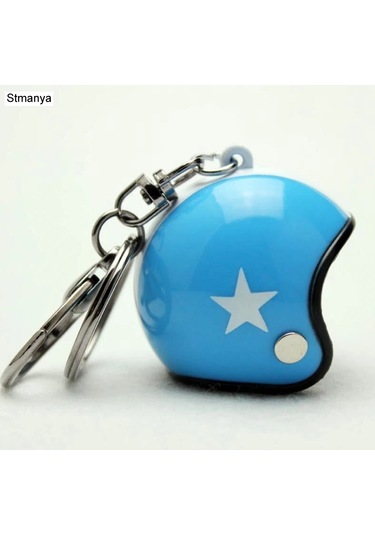 Stmanyayeni Erkekler Motosiklet Kaskı Anahtarlıkları, Parti Hediyesi Ve Aksesuarkırmızı