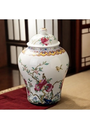 Tongxida Bosphorusboutique Zencefil Teneke Suntek Seramik Renkli Porselen Kutu Kavanoz De Çok Çin Çay Bosphorusboutique Tp Ço Çok Renkli