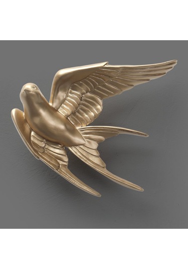 Teltree Küçük Kuş Martı B 3d立体 Gümüş Renkli Duvar Dekoru - Nordik Tarz, Oturma Odası, Giriş Ve Restoran İçin Zenginlik Katıcı Dekoratif Aksesuar Diğer
