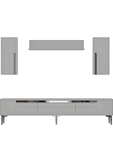 Tvr1803bs - Meyra Tvr180 Ünitesi Takım Beyaz-sılver 180cm Beyaz-sılver