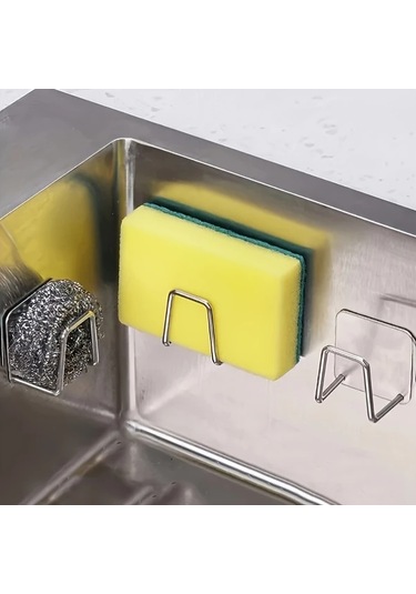 Xuweiwei Gümüş Paslanmaz Çelik Drenaj Rafı Banyo Mutfak Temizlik Düzenleme Gümüşi