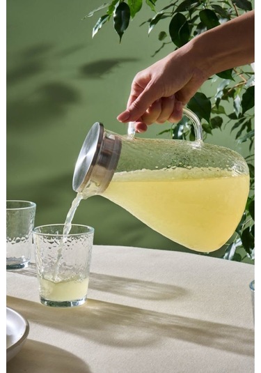 Karaca  Luminous 7 Parça Cam Sürahi ve Bardak Seti Şeffaf