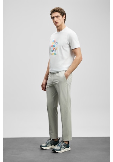 Lufian Good Modern Grafik T- Shirt Kırık Beyaz Kırık Beyaz 111020290100510
