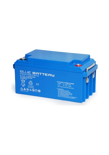 Blue Battery 12 V 65 Amper Bakımsız Kuru Akü Ups Aküsü