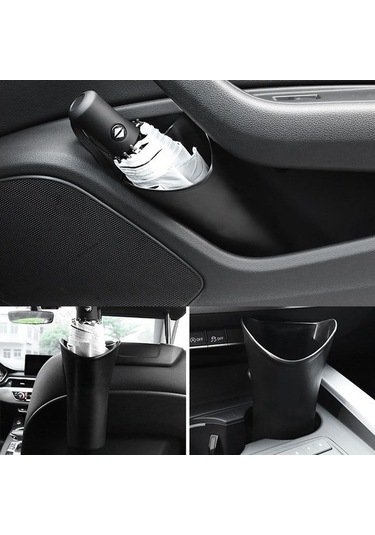 Xianwen 3 Adet Araba Şemsiyelik Siyah Yurt Dışından