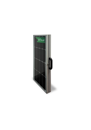 Set Solar Katlanır Taşınabilir Güneş Paneli 100w 2 50w Seri/paralel Monokristal