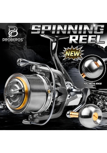 Motion003 Proberos Nag10000 Serisi Ambidextrous Aluminyum Dönen Olta Makarası Deniz Balıkçılığı İçin Ideal