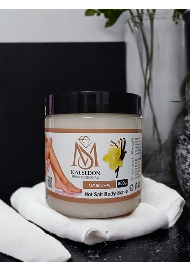 Ms Kalsedon Professoinal Vanilya Aromalı Vücut Peeling 800 G