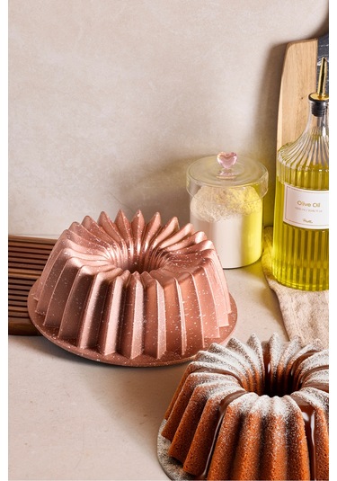 Cake Pro Döküm Yıldız Rose Kek Kalıbı Rose