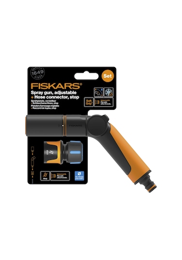 Fiskars Sulama Tabancası Ve 13mm Stoplu Hortum Bağlantısı S.53.hrt.fıs.1065493
