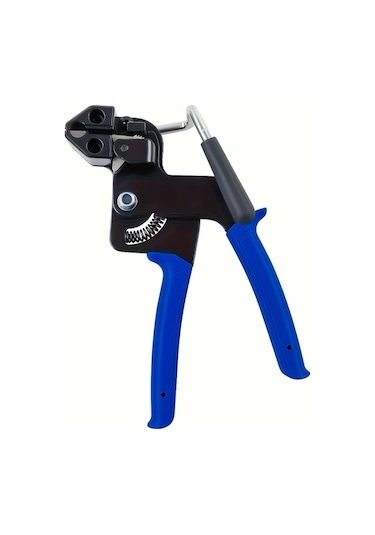 Xuweiwei 1 Adet Mavi 12mm Genişlik Metal Bağlantı Lastiği Sıkma Kesme Paslanmaz Çelik Kablolu Bağlama Pensesi