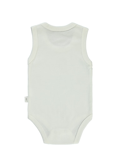Civil Baby Erkek Bebek Çıtçıtlı Badi 1-18 Ay Ekru 14d20230223s1-2 Ekru