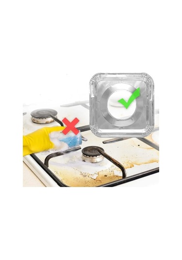 River World Ocaklar İçin Koruyucu Alüminyum Folyo 10 Adet Renkli