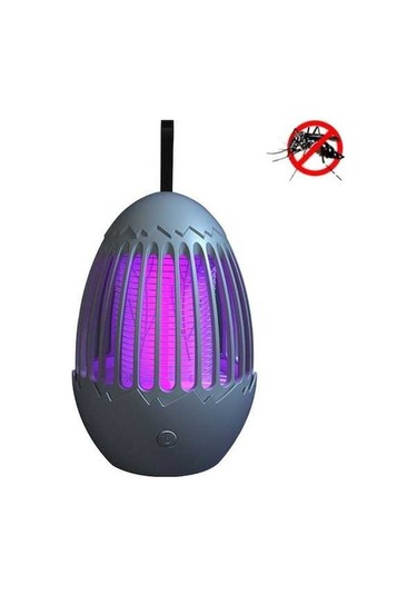 Moly L01 Elektrik Şoklu Sivrisinek Öldürücü Usb Gece Lambası Gri