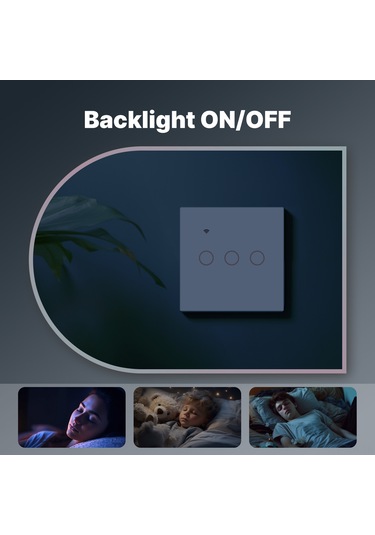 Moveevo Moeshouse Akıllı Anahtar 2 Yollu Avrupa Stili - Wifi + Ble Bağlantı, Uzak Kumanda, Zamanlayıcı, Ses Kontrolü, Tek Ve Sıfır Ateş Uyumlu Beyaz