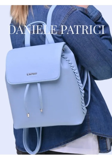 Daniele Patrici Deri Şehir Çantası A5 210533444 Açık Mavi