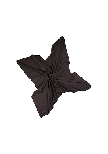 Mim Eşarp Mısırlı Eşarpları Aerobin Jazz Caz Eşarp 140x140 Cm Kahve