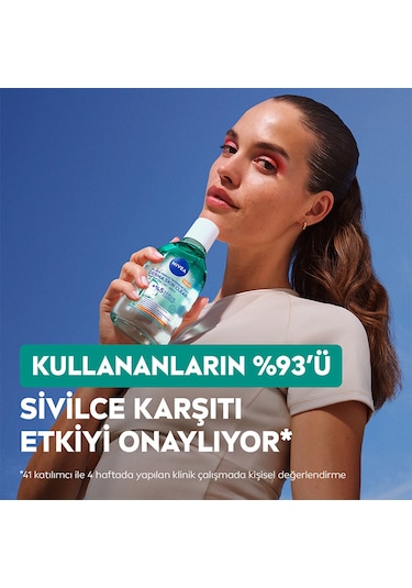 Nivea Yüz Bakım Derma Skin Clear Micellar Makyaj Temizleme Suyu 400 Ml