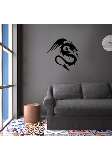 Ejder Folyo Sticker 20cm Uzunluk Siyah