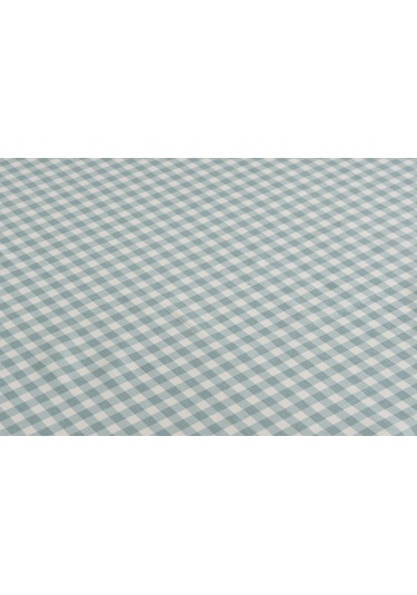 Ekose Masa Örtüsü Turkuaz