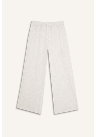 Defacto Dantelli Esnek Belli Beyaz Plaj Pantolonu-fall İn Love D9767ax25smwt16 Beyaz
