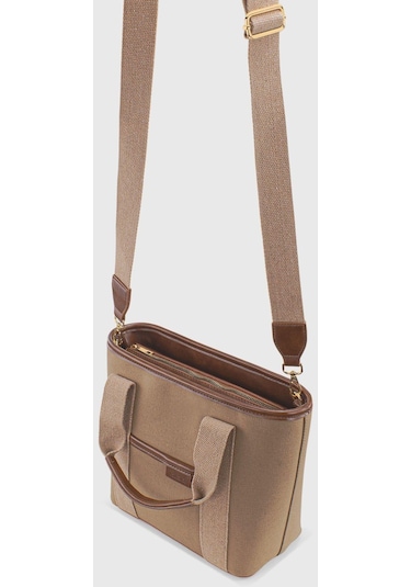 Housebags Kadın Çift Saplı Kanvas Tote Bag 246 001