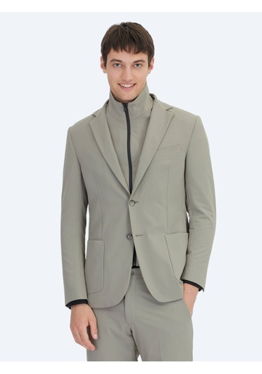 Vizon Düz Takım Elbise Vizon