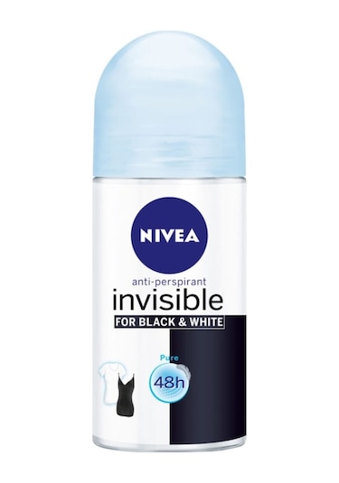 Nivea Invisible Black&White Pure Kadın Roll-On Deodorant 50 ML