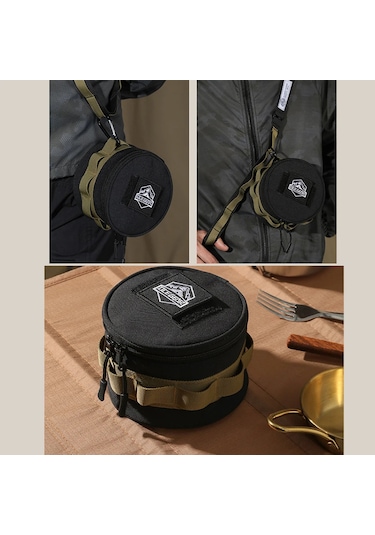 Kamp Benzin Bidonu Koruyucu Kapak Gaz Tankı Durumda Hava Şişe Wrap Kol Benzin Army Green Amerika Birleşik Devletleri Yeşil