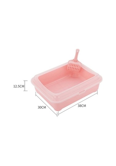 Dikdörtgen Kedi Tuvaleti Yarı Kapalı Çöp Kutusu 51pıwa