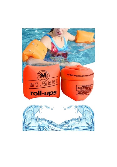 50 Adet Yürüyen Kolluk, Turuncu Renk Çok Adetli Kolluk, Toptan Kolluk, Toplu Adet Yüzme Kolluğu Turuncu