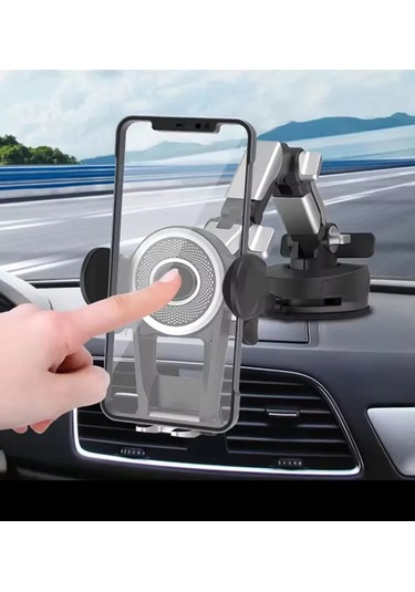Blue Spectrum Cz64339 Araç İçi Ayarlanabilir Vantuzlu Cep Telefonu Tutucu Siyah