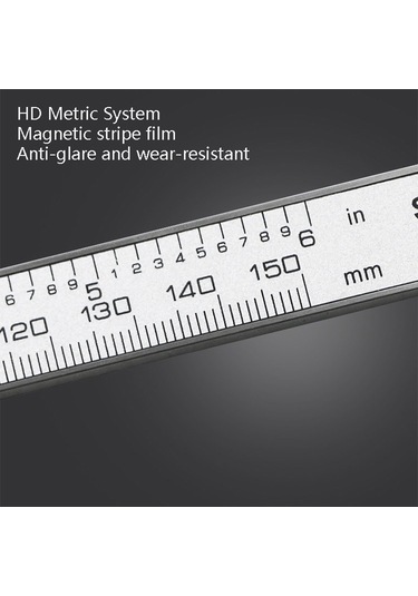 0-150mm Dijital Ekran Derinlik Ölçer Kumpas Sürmeli Kaliper Derinlik Ölçme Cetveli